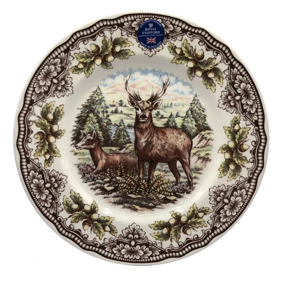 Royal Stafford Homeland STAG Salad Plates Plates 8.5